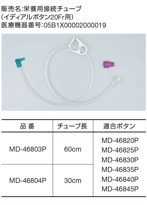PDNショップ 【新規格】栄養用接続チューブ（イディアルボタン20Fr用）